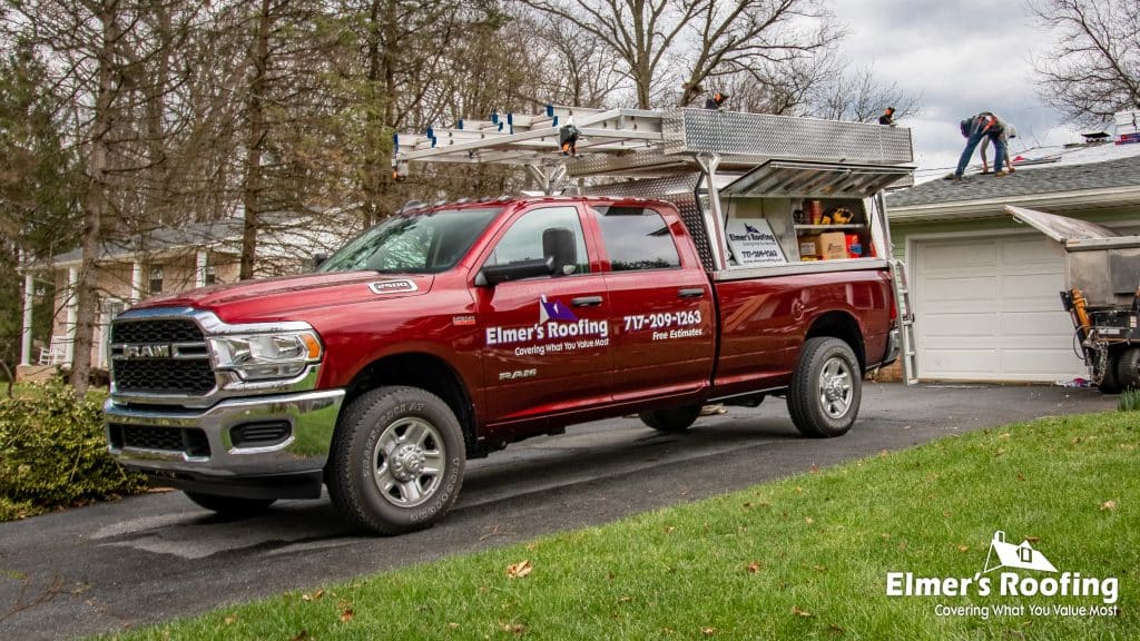 amish roofer pickup truck