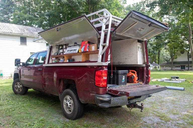 elmers roofing truck