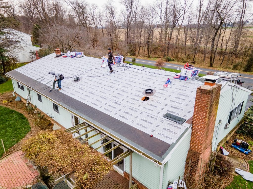 starter strip shingles installed