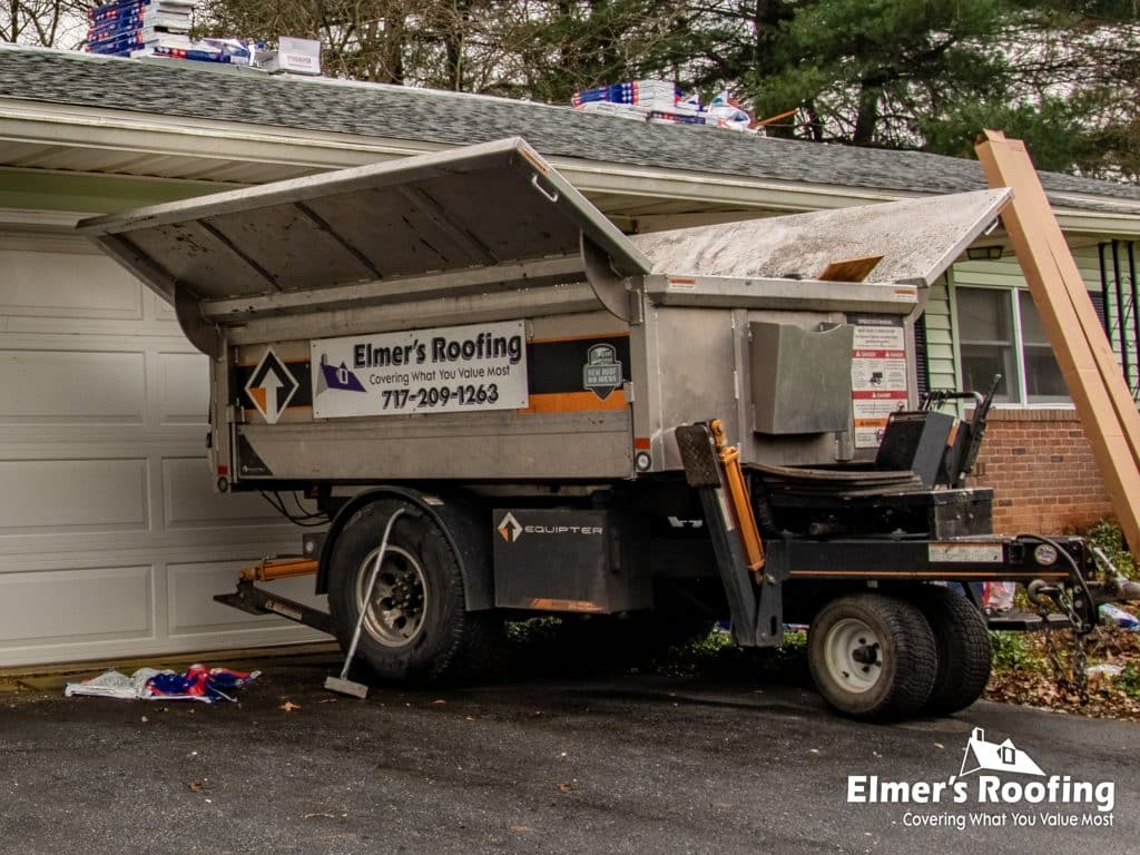 elmer's roofing, roofing buggy